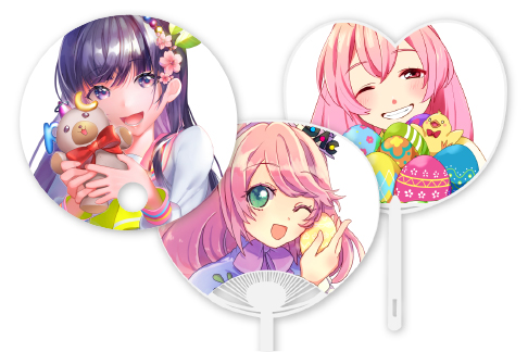 オリジナルうちわ
