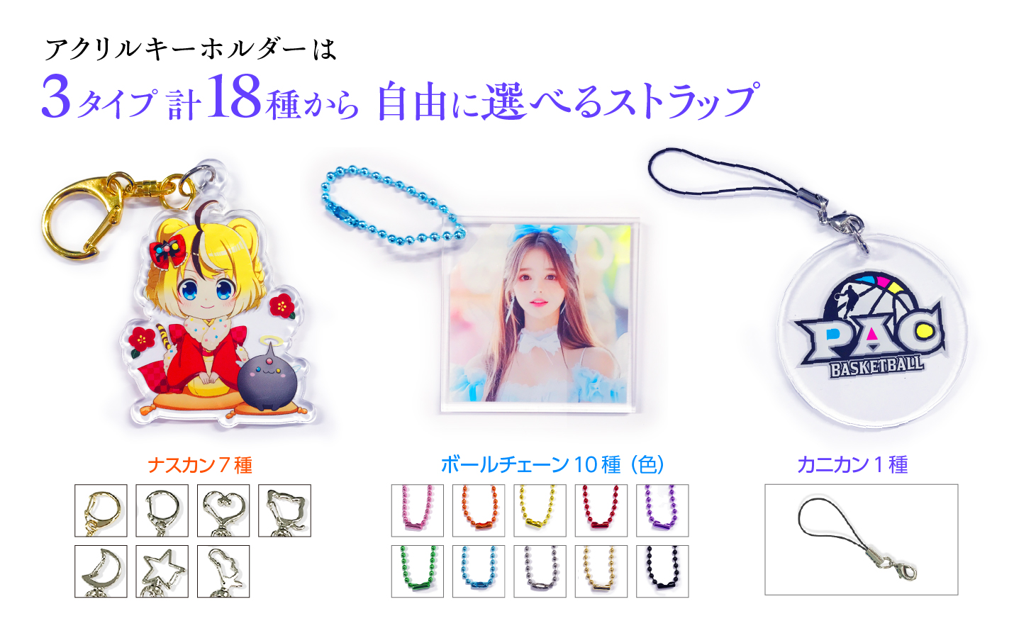 アクリルキーホルダー印刷スライド4