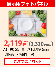 展示用フォトパネル