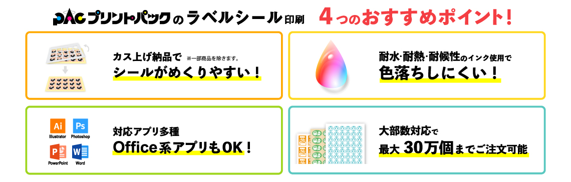 4つのおすすめポイント！